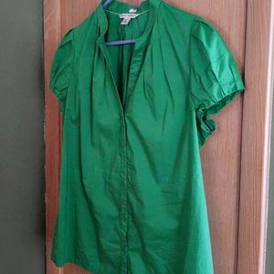 Green Banana Republic blouse Sz 12
